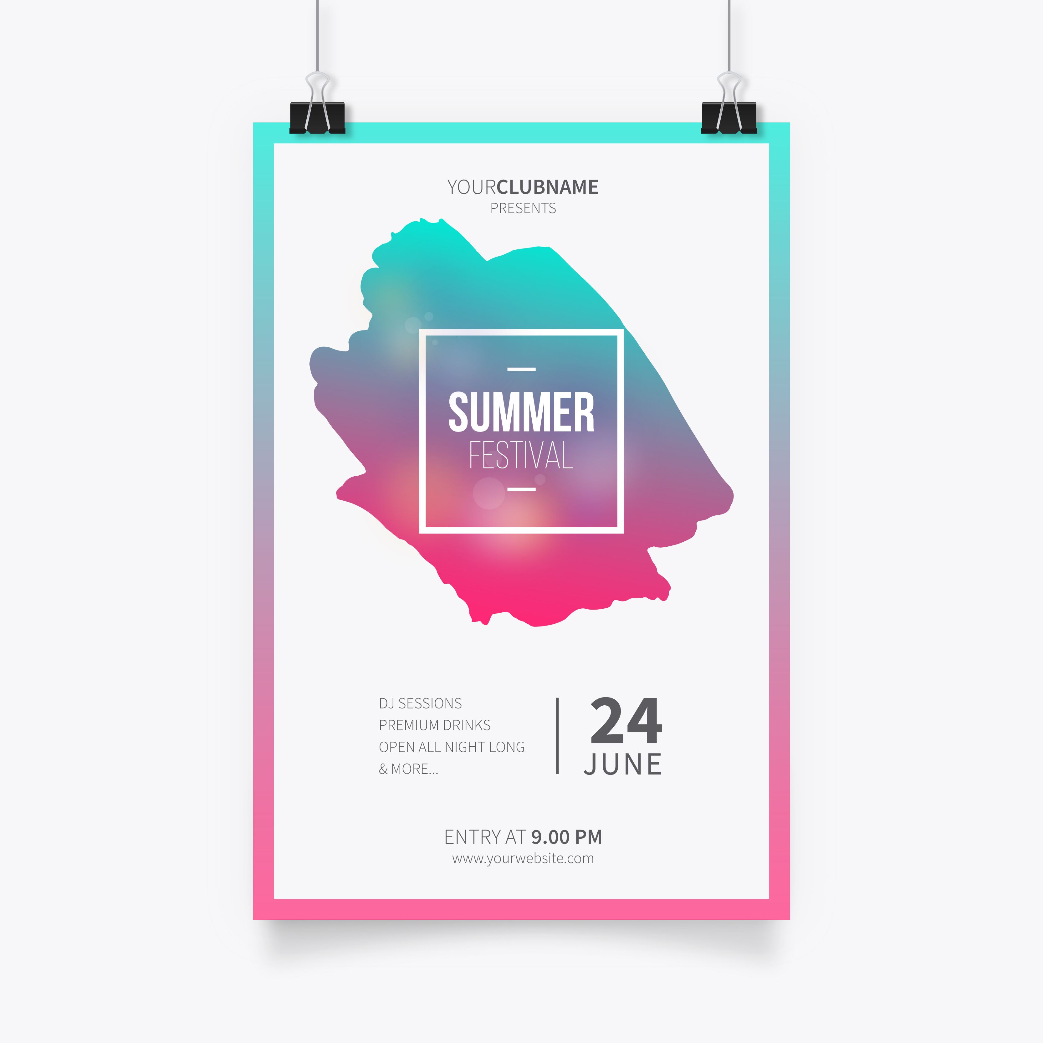 Contoh A1 poster untuk promosi event dan kempen pemasaran